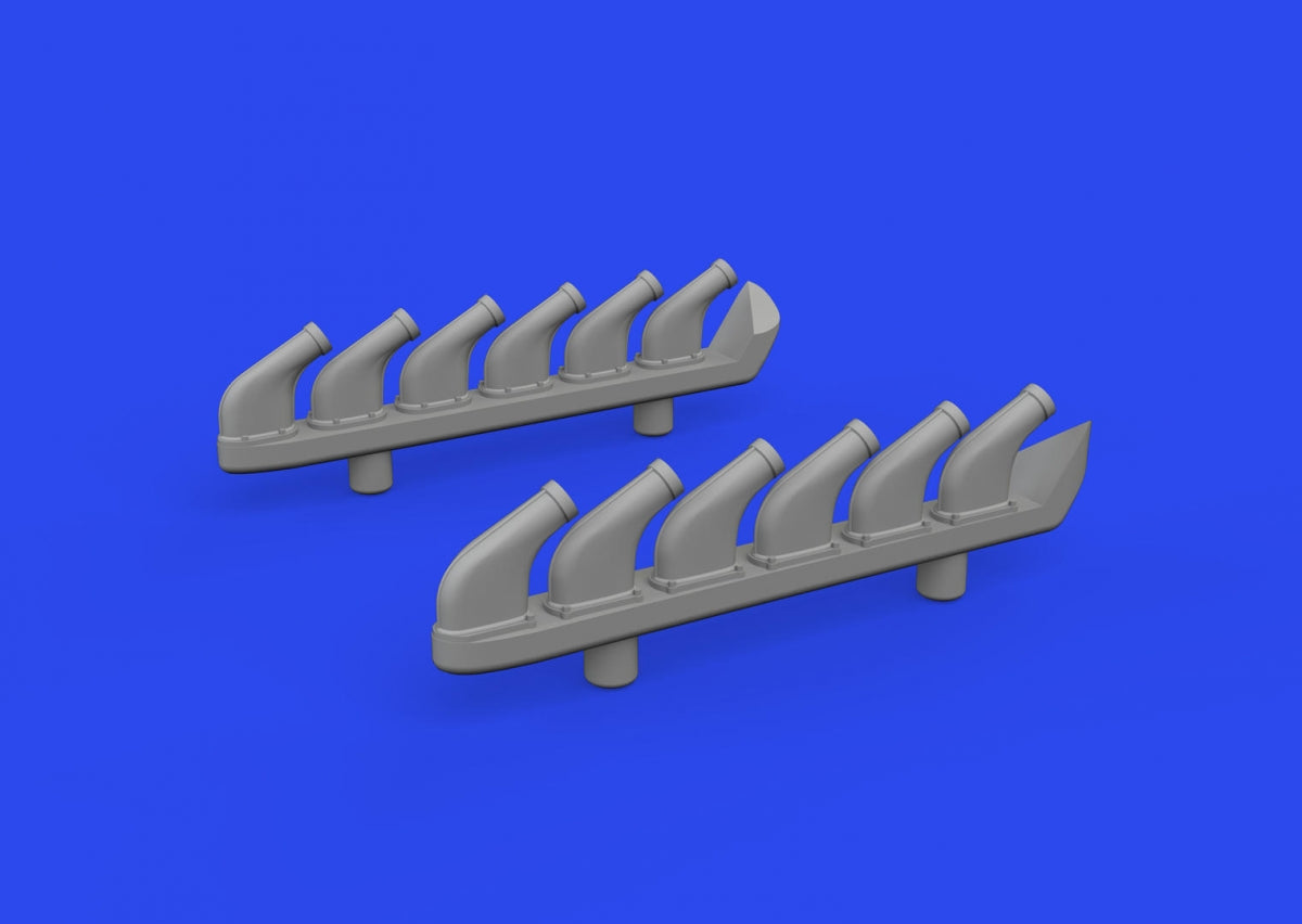 Eduard 672358 P-51D exhaust stacks PRINT EDUARD 1/72 – zdjęcie 3