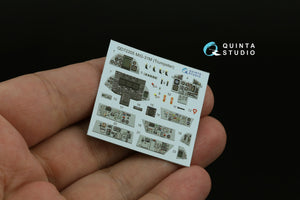 Quinta Studio QD72205 MiG-31M 3D-Printed &amp;amp; coloured Interior on decal paper (Trumpeter) 1/72 – immagine 3