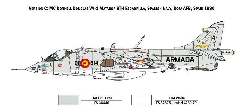 Italeri 1410 AV-8A HARRIER 1/72 – imagen 4