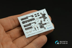 Quinta Studio QD48014 Mitsubishi T-2 3D-Printed coloured Interior on decal paper (Hasegawa) 1/48 – immagine 5