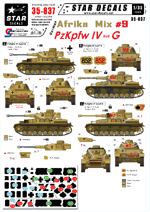 Star Decals 35-837 German Afrika Mix # 9 1/35