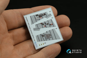 Quinta Studio QD+48387 F-4E early with slatted wing 3D-Printed &amp;amp; coloured Interior on decal paper (Meng) (with 3D-printed resin parts) 1/48 – imagen 10