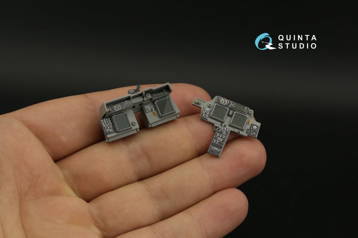 Quinta Studio QD35104 AH-64DI Saraf 3D-Printed &amp;amp; coloured Interior on decal paper (Takom) 1/35 – Bild 10
