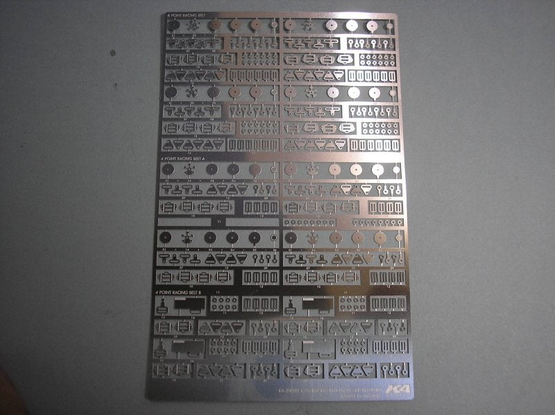 KA Models KA-24005 6&amp;amp;4 Point Racing Seat Belt Set ( pasy bezpieczeństwa ) 1/24 – imagen 2