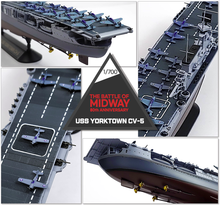 Academy 14229 USS Yorktown CV-5 (Released Mar,2022) 1/700 – immagine 5