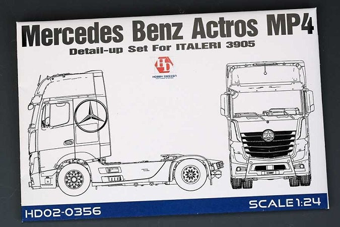 Kit de détail Hobby Design HD02-0356 Mercedes Benz Actros MP4 pour Italeri 3905 au 1/24