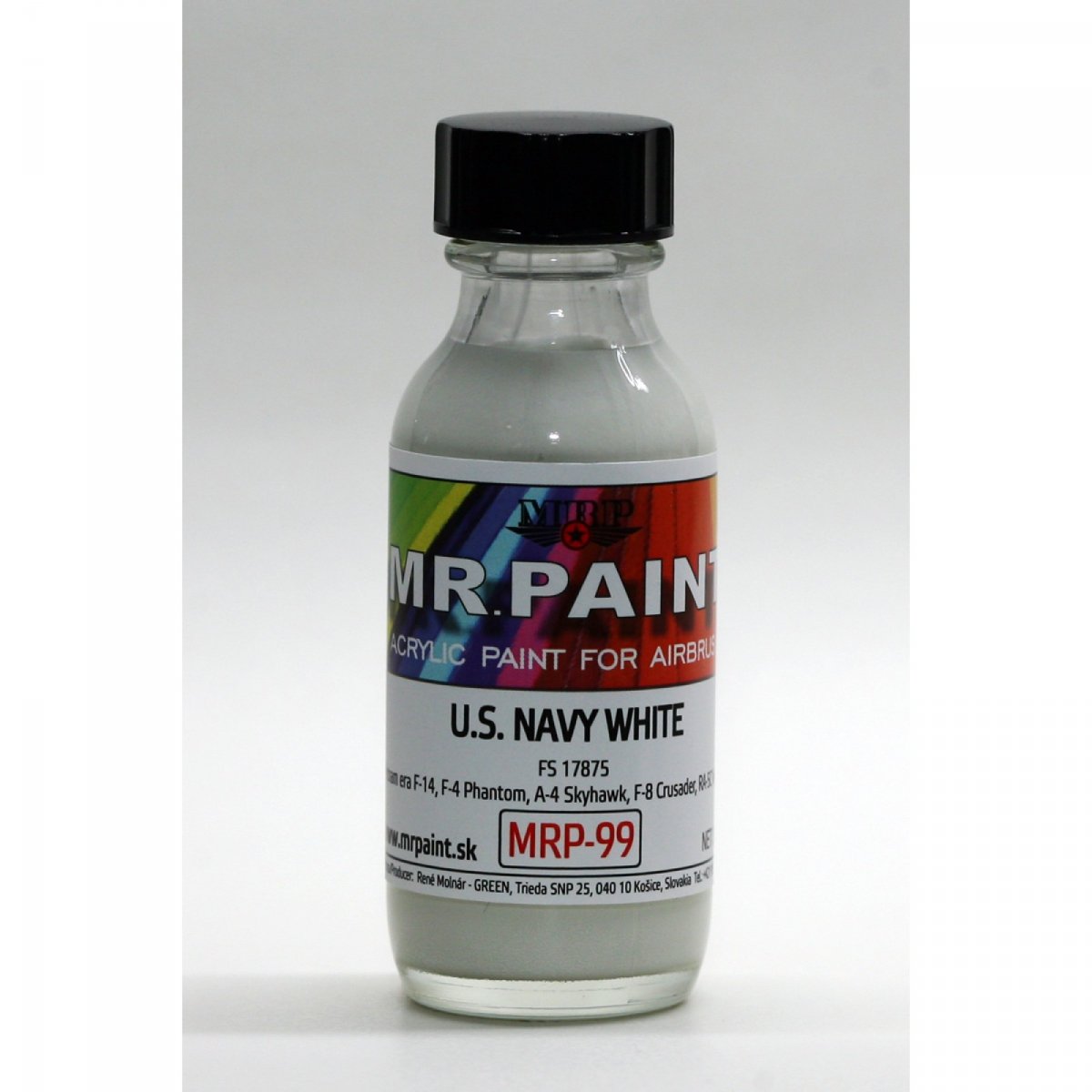 MR. Paint MRP-099 U.S. NAVY WHITE FS17875 ANA 515 US Navy 30ml – immagine 2