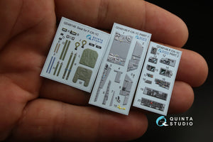Quinta Studio QD48146 F-CK-1С 3D-Printed &amp;amp; coloured Interior on decal paper (for AFV club kit) 1/48 – immagine 3