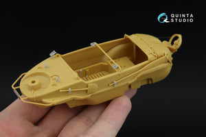 Quinta Studio QD+35146 Schwimmwagen Type 166 3D-Printed &amp; coloured Interior on decal paper (Hero) (with 3D-printed resin parts) 1/35