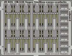 Eduard 49026 CH-53E cargo seatbelts 1/48 Academy