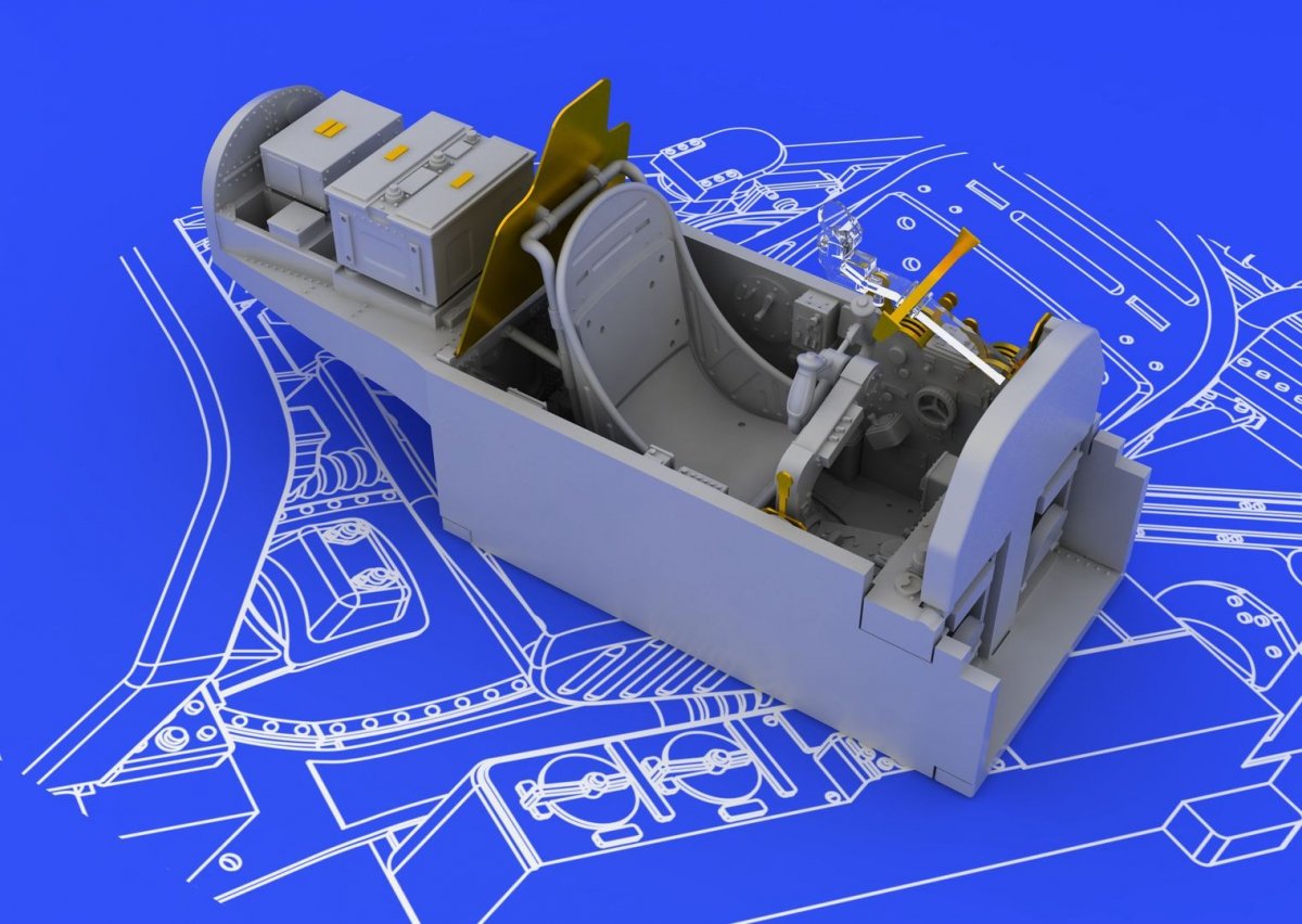 Eduard 648259 P-38J cockpit ACADEMY 1/48 – image 4