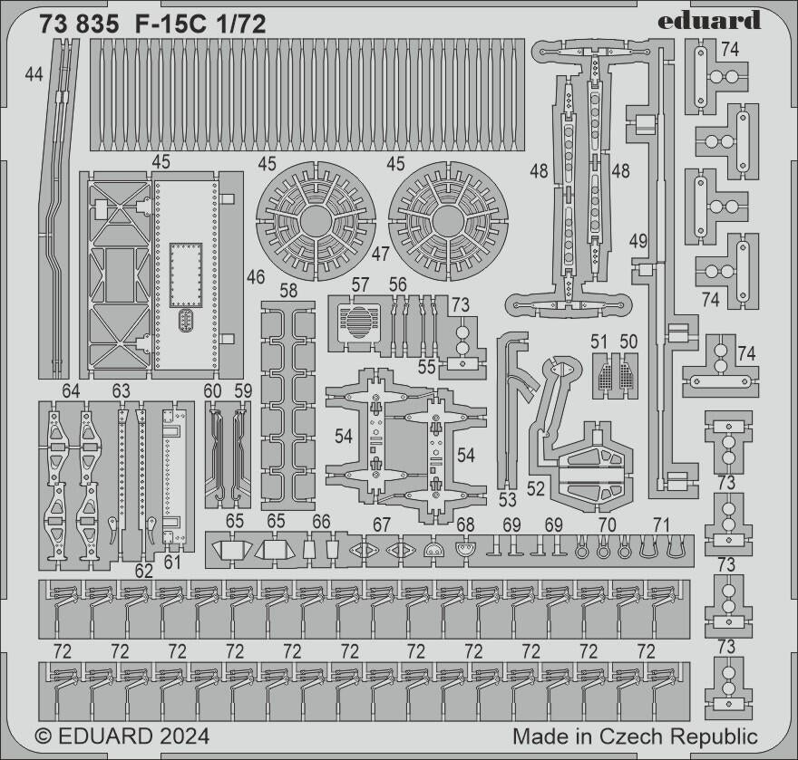 Eduard 73835 F-15C FINE MOLDS 1/72 – Bild 2