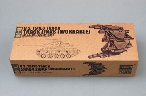 Trumpeter 02038 US T91E3 track for US M41/42 light tank (1/35)