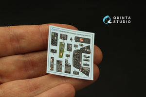 Quinta Studio QD48385 TBM-3 Avenger 3D-Printed &amp;amp; coloured Interior on decal paper (Accurate miniatures/Academy) 1/48 – Bild 4
