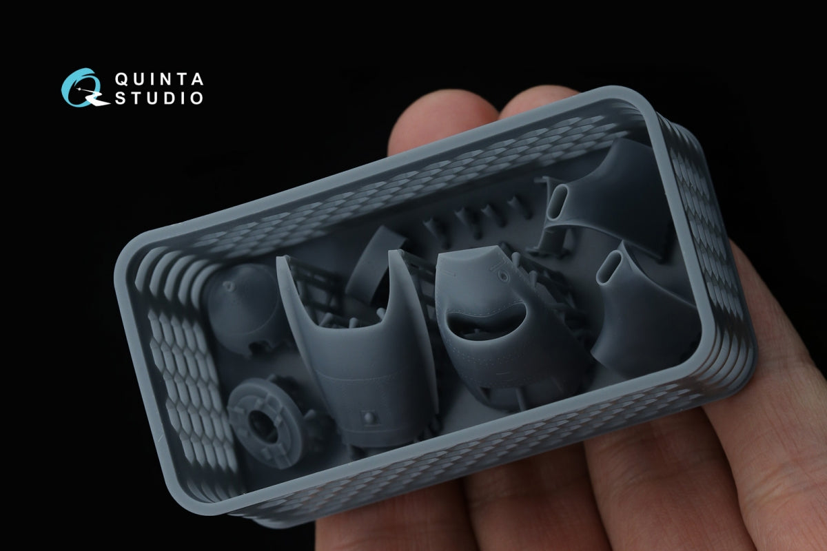 Quinta Studio QT48067 LaGG-3 series 66 Radiators cowls and spinner (Zvezda) 1/48 – immagine 10