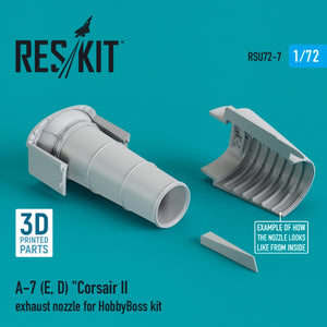 RESKIT RSU72-0007 A-7 (E,D) &amp;quot;CORSAIR II EXHAUST NOZZLE FOR HOBBYBOSS KIT (3D PRINTED) 1/72 – Bild 2