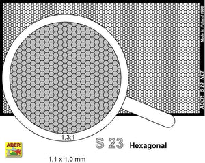 Aber S-23 Net with hexagonal mesh 1,1 x 1,0 mm – Bild 2