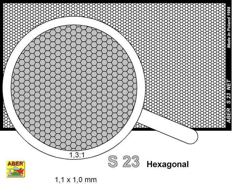 Aber S-23 Net with hexagonal mesh 1,1 x 1,0 mm – Bild 2