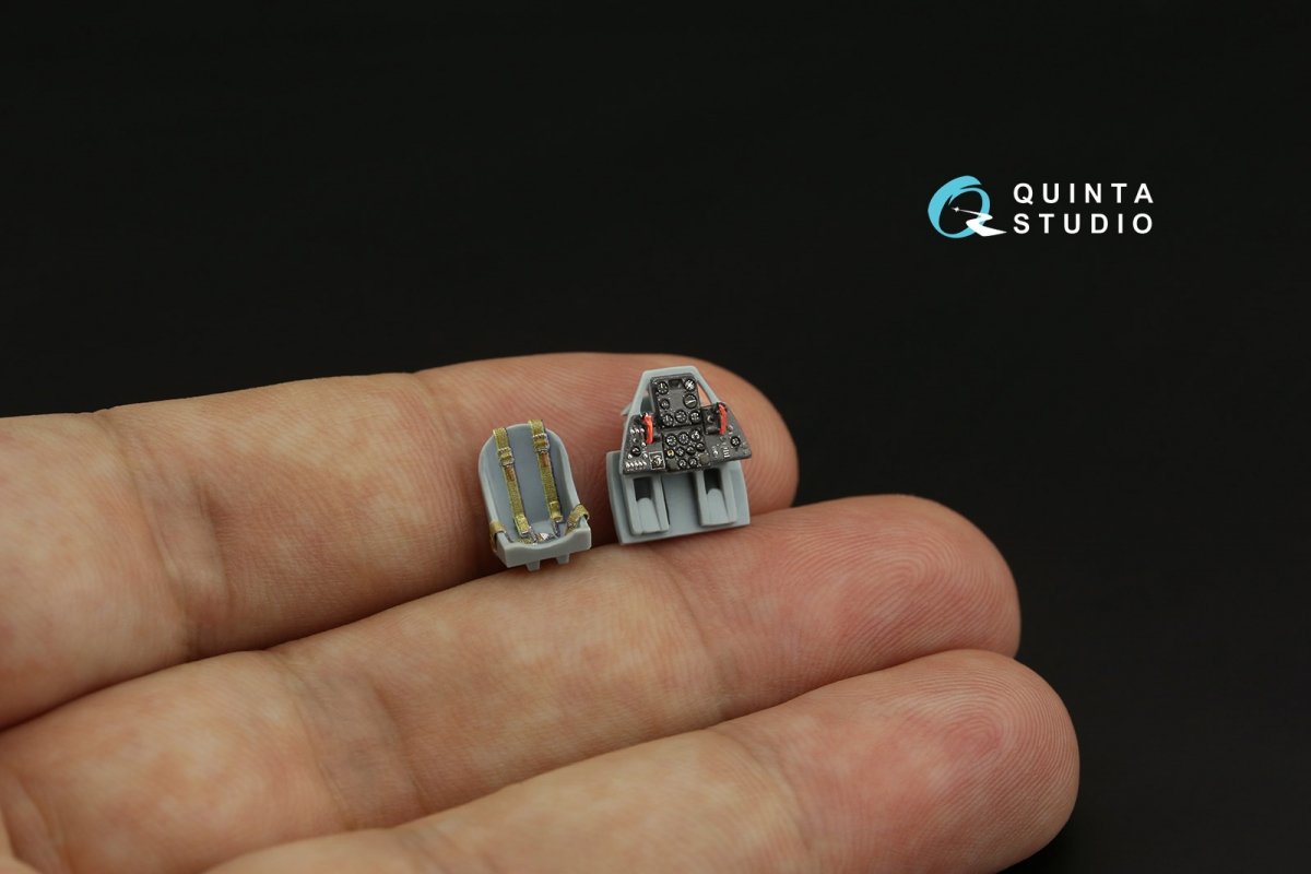 Quinta Studio QD72048 P-39N 3D-Printed &amp;amp; coloured Interior on decal paper (RS Models) 1/72 – imagen 4