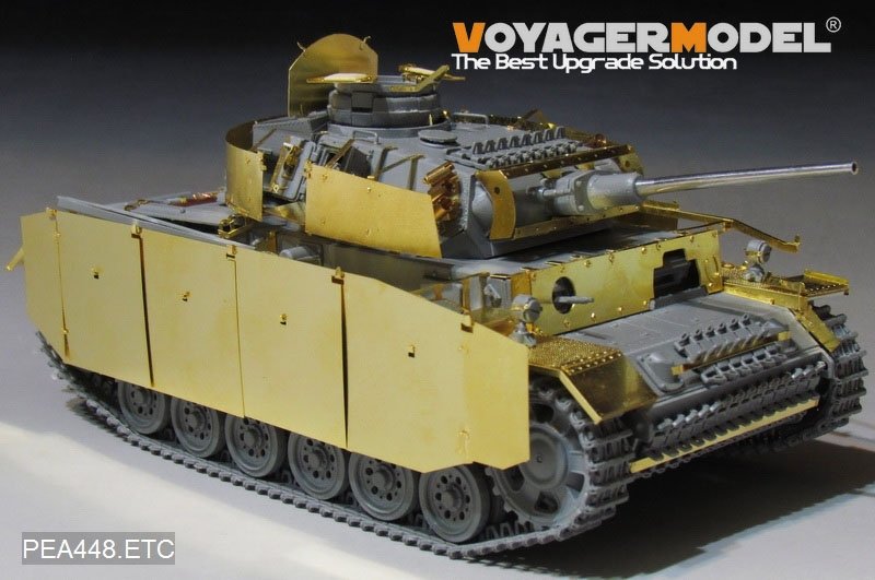 Voyager modèle PEA448 WWII allemand Pz.Kpfw.III Ausf.M/N armure supplémentaire (pour TAKOM) 1/35 – image 2
