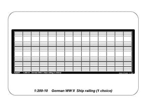 Aber 200-10 Garde-corps de navire allemand de la Seconde Guerre mondiale (1er choix) (1/200) – image 5