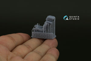Quinta Studio QD+48480 Su-17M4/Su-22M4 3D-Printed &amp;amp; coloured Interior on decal paper (Hobby Boss) (with 3D-printed resin parts) 1/48 – immagine 6