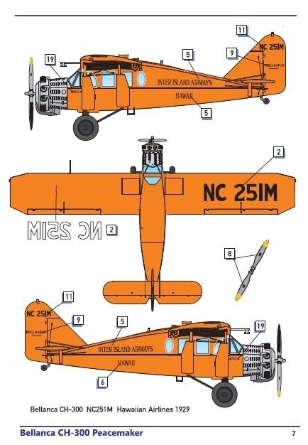 Dora Wings 72022 Bellanca CH-300 Pacemaker 1/72 – image 3