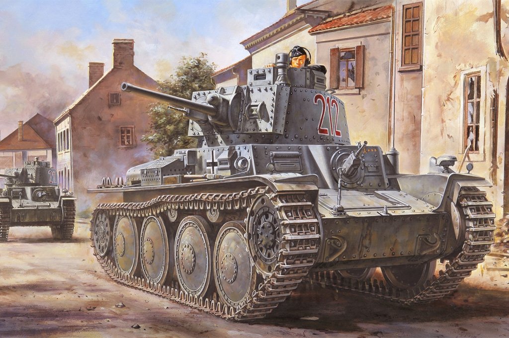 Hobby Boss 80141 German Panzer Kpfw.38(t) Ausf.B w/. Full Interior 1/35 – immagine 2