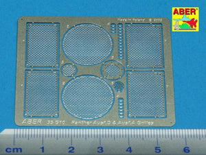 Aber 35G10 Grilles for german tank PzKpfw V Ausf.A/D Panther (Sd.Kfz.181) 1/35 – Bild 2