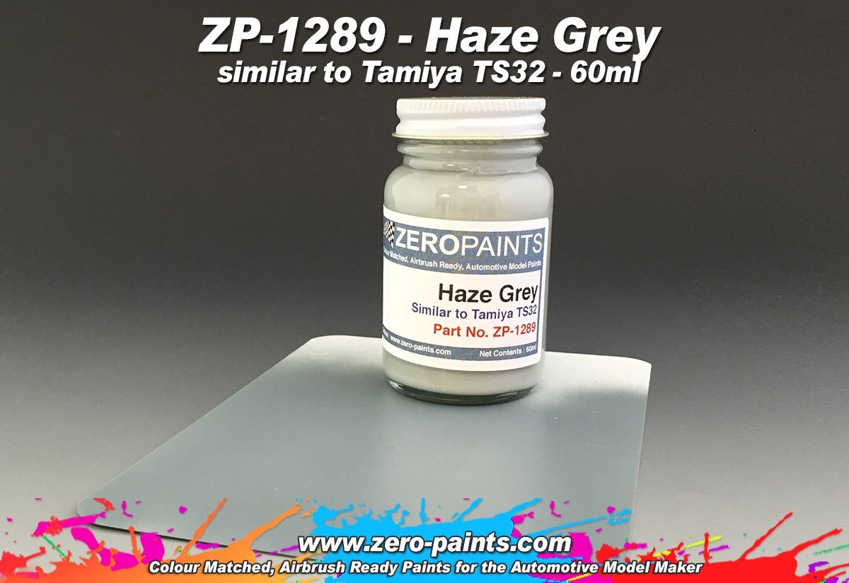 Peinture Zero Paints ZP-1289 Gris brumeux - Similaire à TS32 60 ml