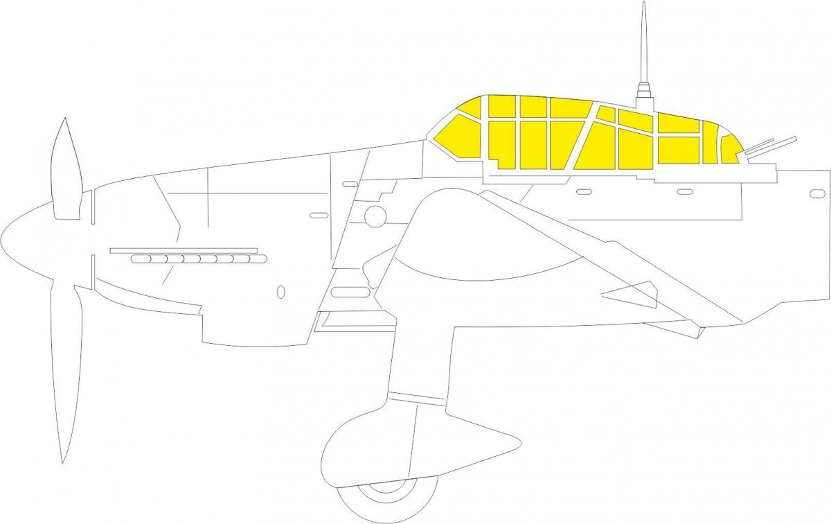 Eduard EX785 Ju 87D TFace for HOBBY 2000, HASEGAWA 1/48
