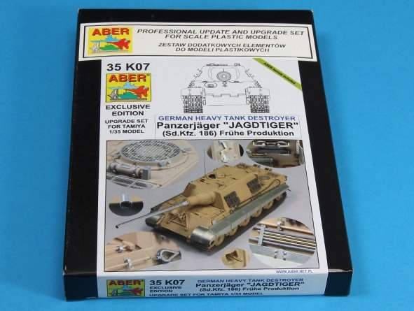 Aber 35K07 Panzerjäger Jagdtiger (Sd.Kfz.186) 1/35 – immagine 7