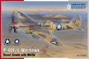 Special Hobby 72493 P-40F/L Warhawk « Desert Hawks With Merlin » 1/72