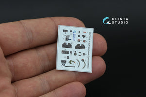 Intérieur imprimé en 3D et coloré sur papier décalcomanie Quinta Studio QD72216 P-40N Warhawk (Special Hobby) 1/72  – image 4