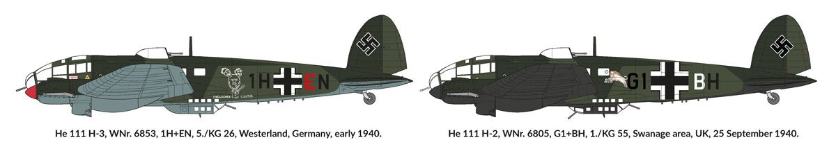Hobby 2000 72048 Heinkel He-111H-2/H-3 Western Front 1940 1/72 – Bild 2