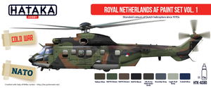 Hataka HTK-AS80 Royal Netherlands AF paint set vol. 1 8x17ml. – Bild 2