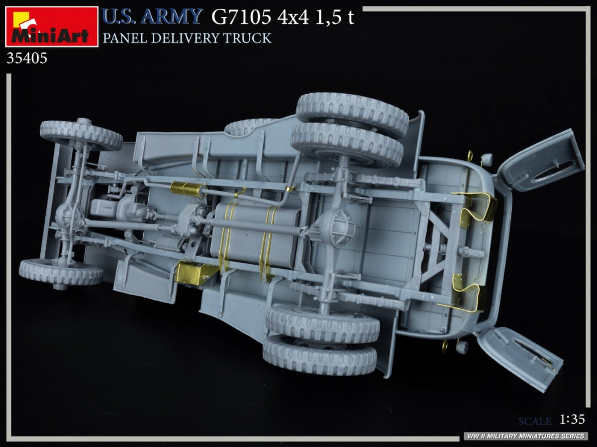 MiniArt 35405 U.S. ARMY G7105 4х4 1,5 t PANEL DELIVERY TRUCK 1/35 – zdjęcie 15