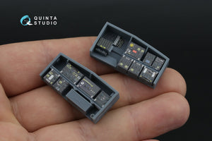 Quinta Studio QD+35144 AH-64A forward avionics bays 3D-Printed &amp;amp; coloured Interior on decal paper (Trumpeter) (with 3D-printed resin parts) 1/35 – immagine 12