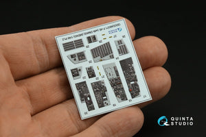 Quinta Studio QD+48371 F-4E with DMAS 3D-Printed &amp;amp; coloured Interior on decal paper (Meng) (with 3D-printed resin parts) 1/48 – immagine 7