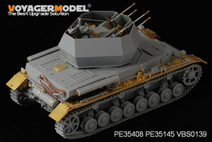 Voyager modèle PE35408 WWII Panzer allemand IV ausf G 20mm Flakpanzer IV &amp;quot;Wirbelwind&amp;quot; pour DRAGON 6342 1/35 – image 3