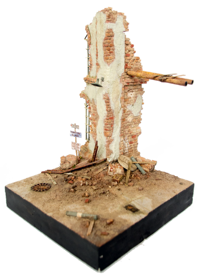 RT-Diorama 35301 Diorama-Base: Stalingrad corner 1/35 – Bild 3