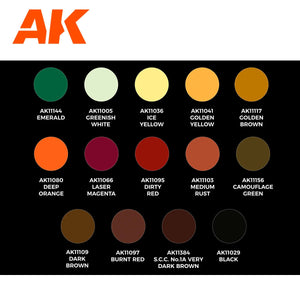AK Interactive AK11777 SERGIO VILCHES – 3GEN SIGNATURE SET – 14 COLORS &amp;amp; 1 FIGURE – Bild 3