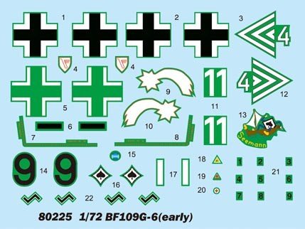 Hobby Boss 80225 Bf109 G-6 (early) 1/72 – zdjęcie 3