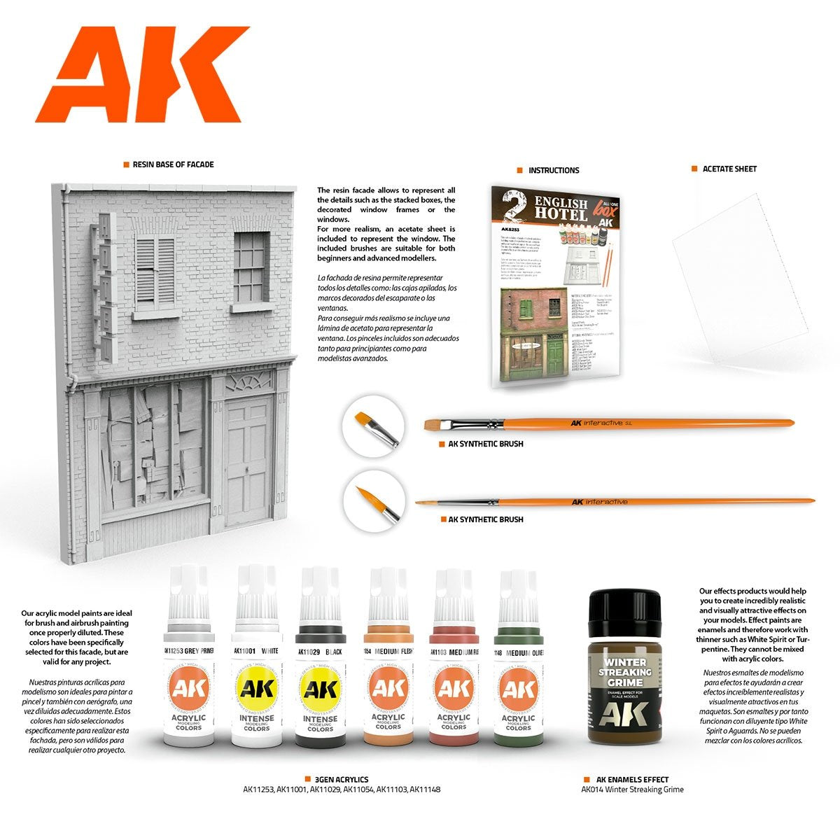 AK Interactive AK8253 ALL IN ONE SET -BOX 2 – ENGLISH HOTEL – Bild 4