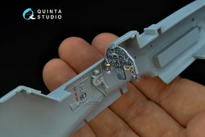 Quinta Studio QD32083 Bf 109G-2/G-4 3D-Printed &amp;amp; coloured Interior on decal paper (Hasegawa) 1/32 – immagine 12