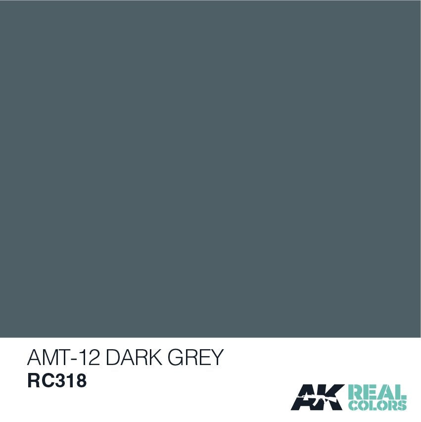AK Interactive RC318 AMT-12 GRIS FONCÉ 10ML – image 2