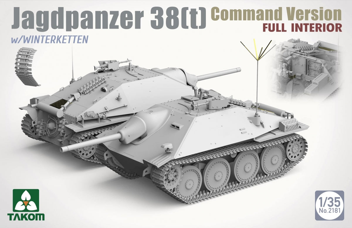 Takom 2181 Jagdpanzer 38(t) Version de commandement intérieur complet 1/35 – image 2