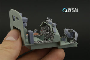 Quinta Studio QD+35121 AH-1W 3D-Printed coloured Interior on decal paper (Academy) (with 3D-printed resin parts) 1/35 – immagine 11