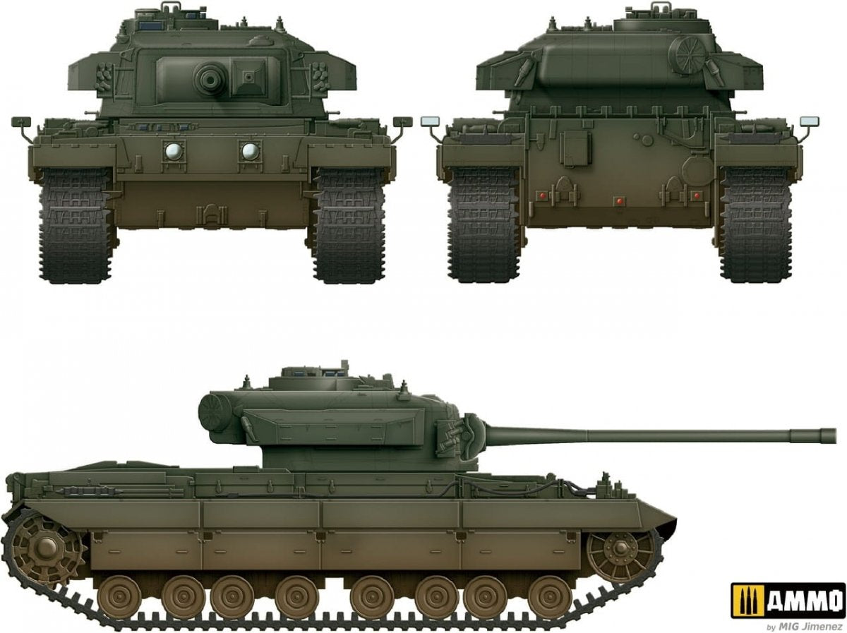 Amusing Hobby 35A042 FV221 Caernarvon British Heavy Tank 1/35 – image 3