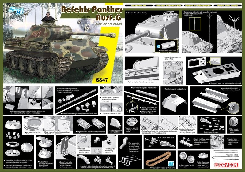 Dragon 6847 Pz.Bef.Wg.V Panther Ausf.G 1/35 – image 2